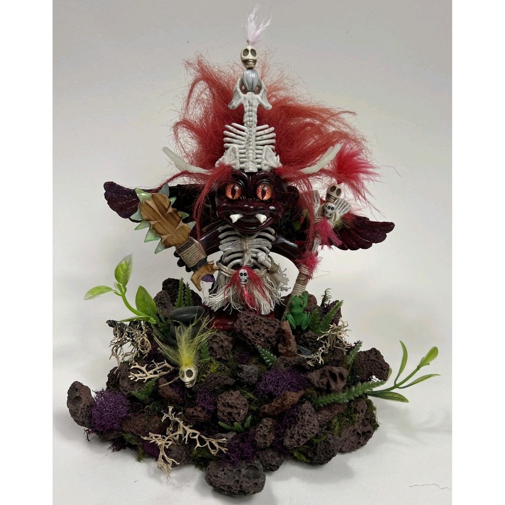 Vintage OOAK Dam Troll Doll Custom‎ Voodoo Art Statue